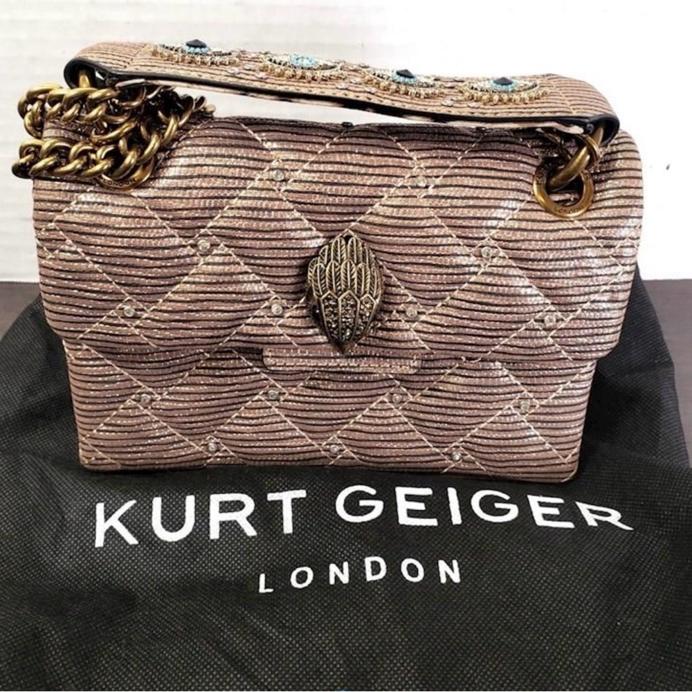 Kurt Geiger Mini Kensington Evil Eye Beaded Rosegold